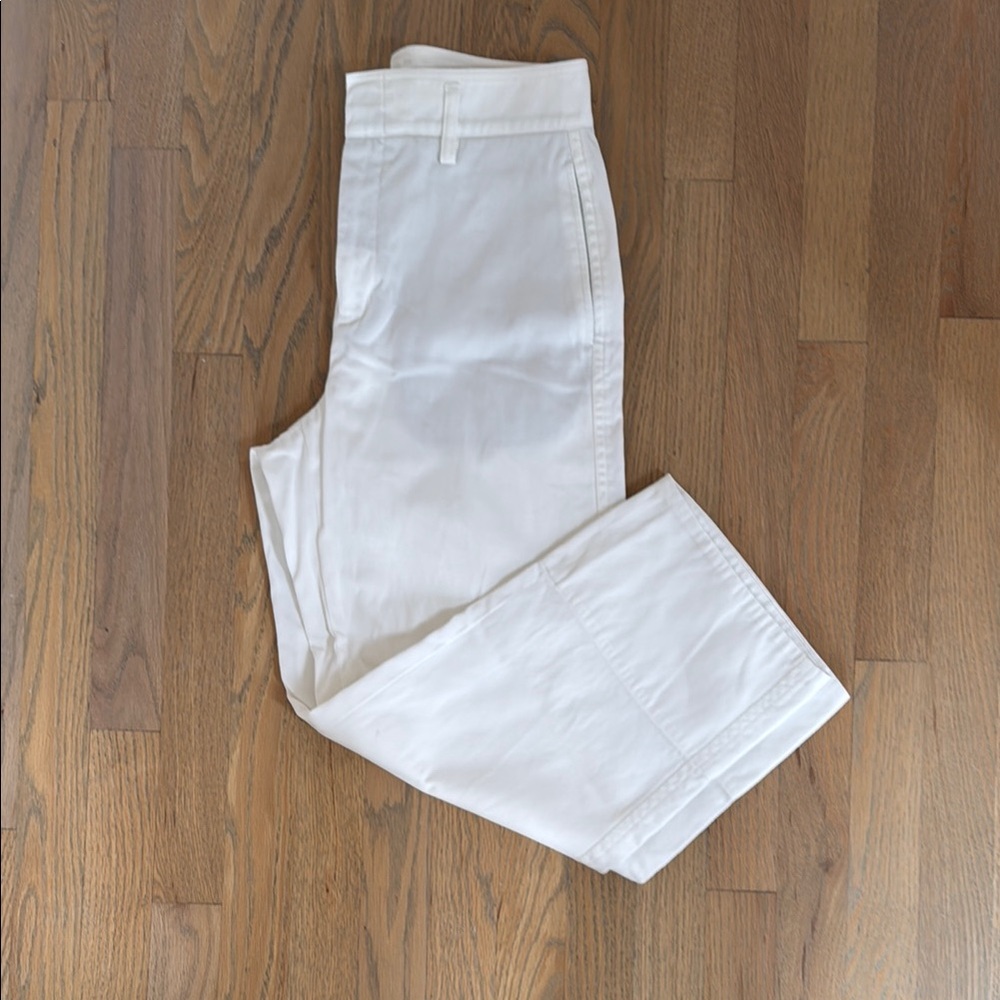 Vince White Cropped Pants